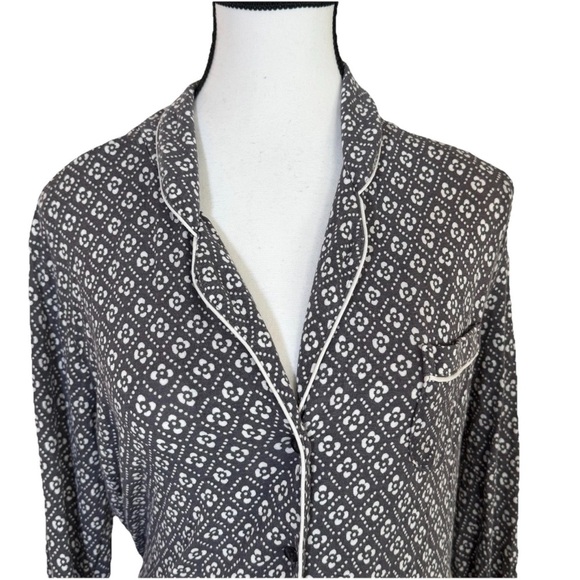 Nordstrom Lingerie Gray Nightshirt Sleepwear Nightgown Small Loungewear Modal - Picture 3 of 6